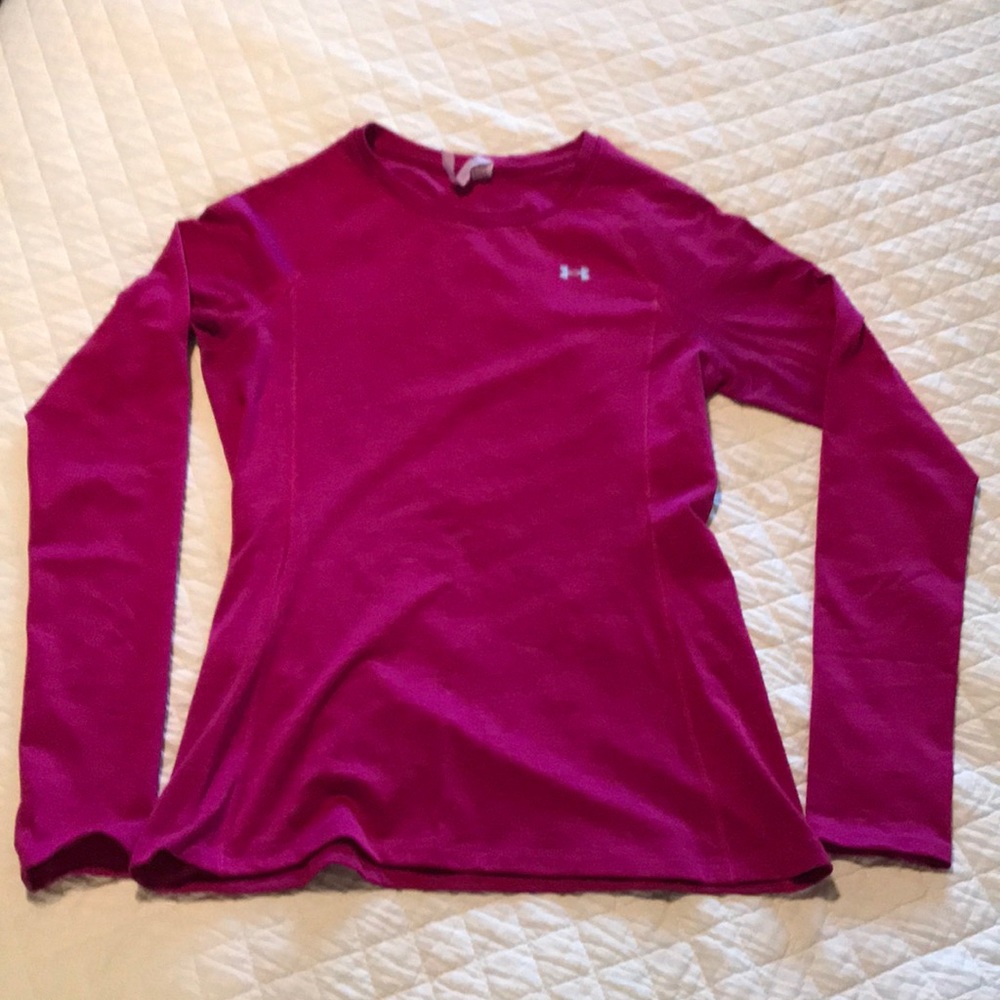 Size Medium, Under Armour, long sleeve, fitted shirt.